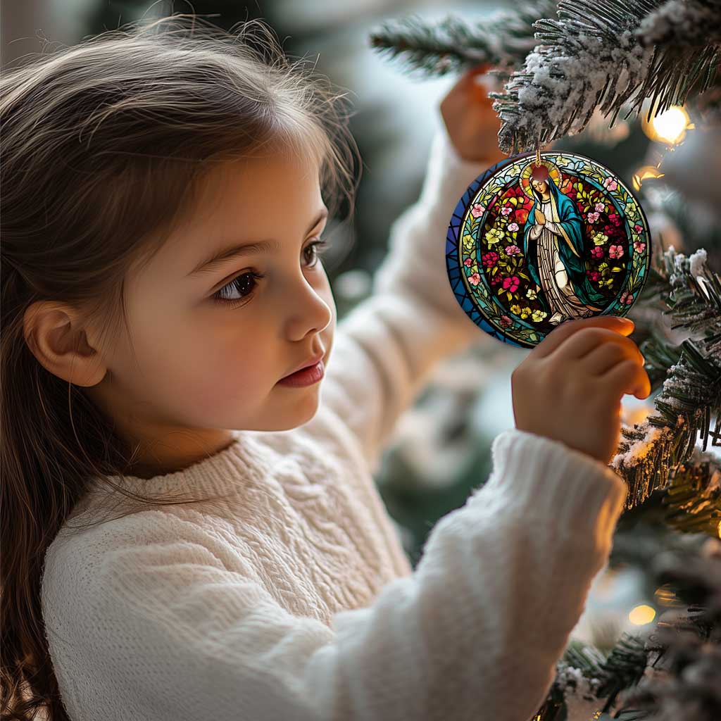 Ave Maria Religion Christian Christmas Ornament TS09