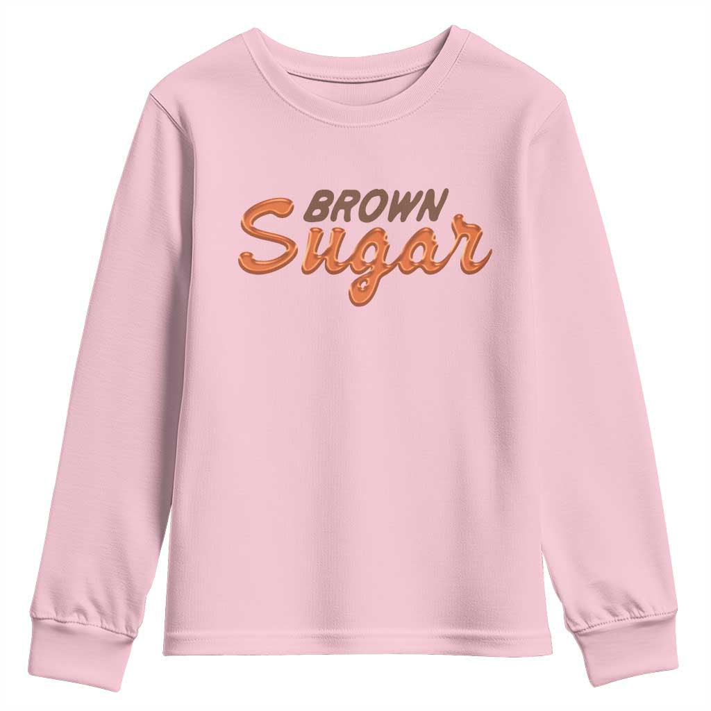 Melanin African Pride Youth Sweatshirt Brown Sugar TS09