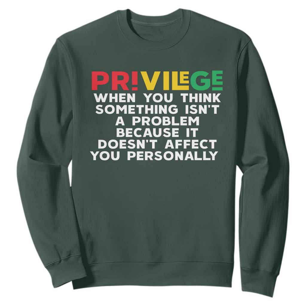 Black History Sweatshirt Privilege Explained BLM TS09
