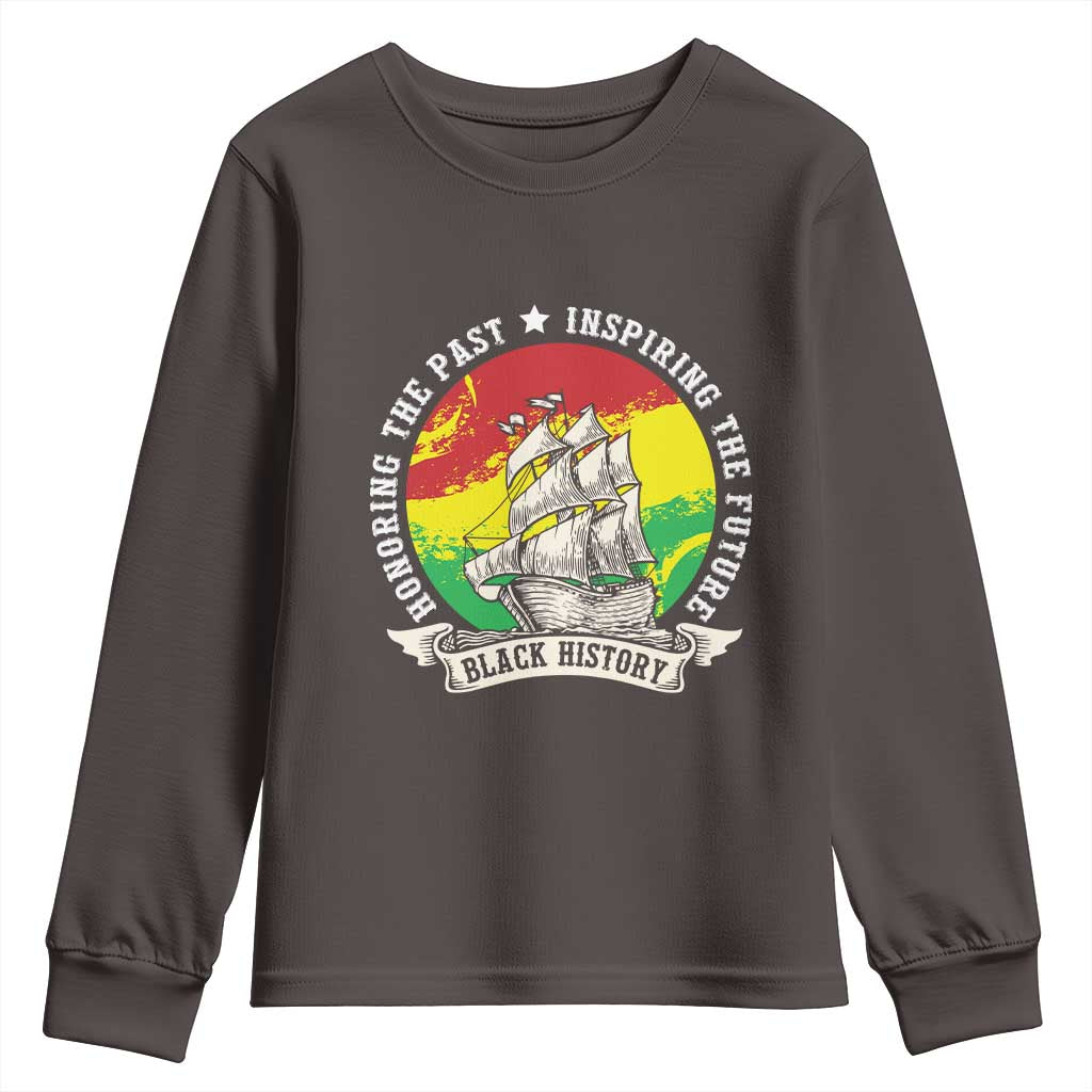 Black History Pride Youth Sweatshirt Honoring The Past Inspiring The Future TS09