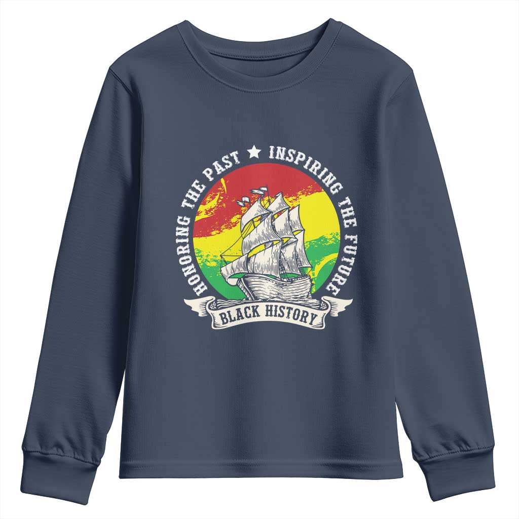 Black History Pride Youth Sweatshirt Honoring The Past Inspiring The Future TS09