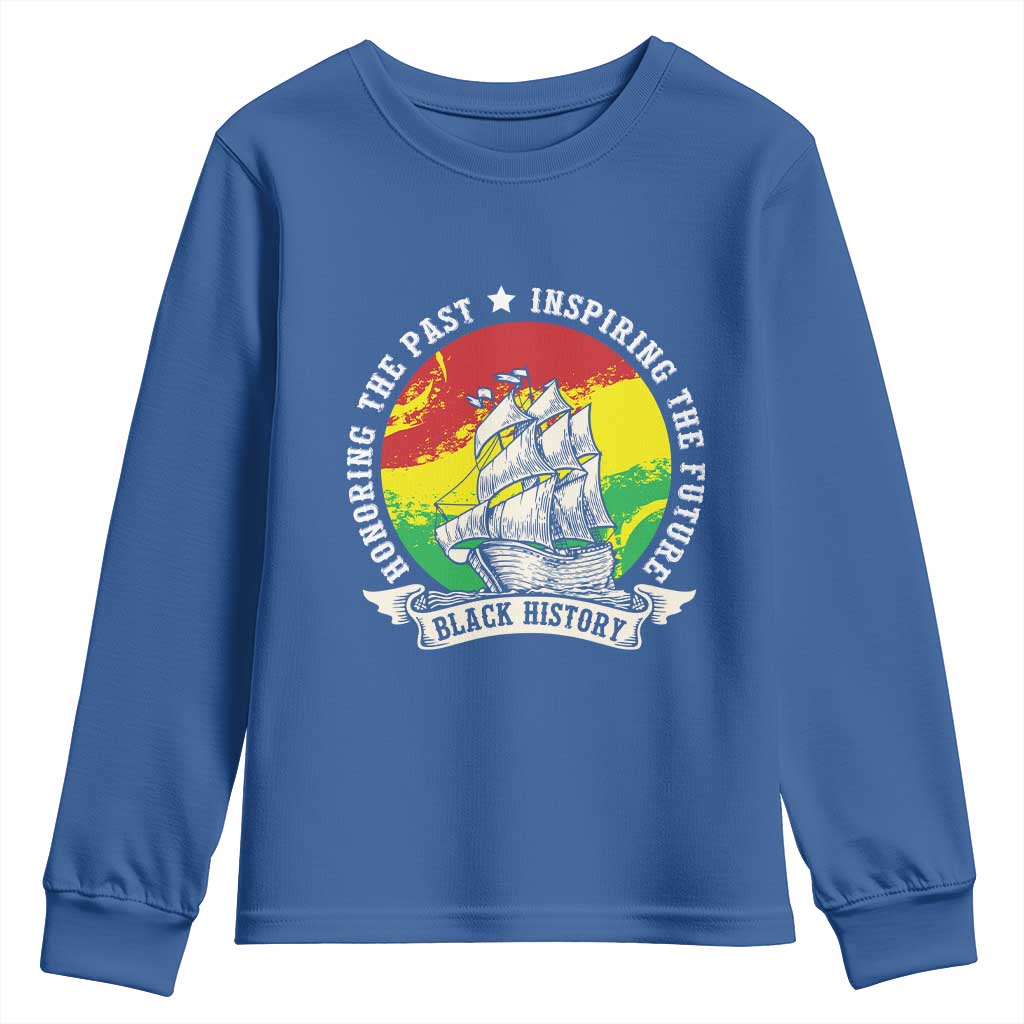Black History Pride Youth Sweatshirt Honoring The Past Inspiring The Future TS09