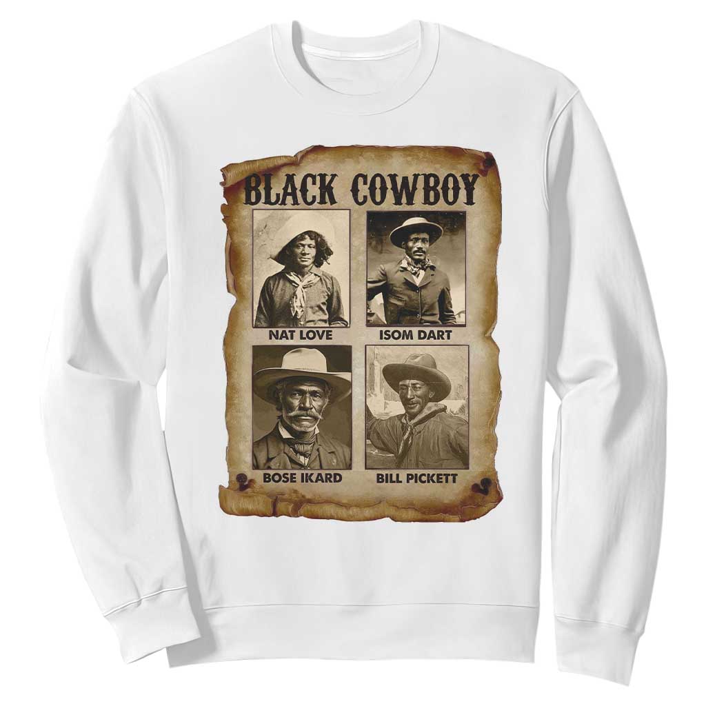Black Cowboy Sweatshirt African American Legendary Cowboys Black History TS09