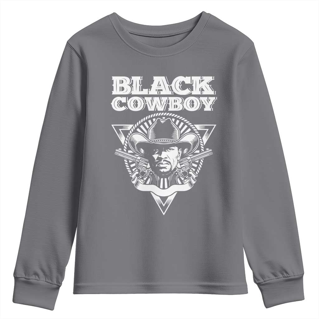 Black History African American Cowboy Youth Sweatshirt TS09