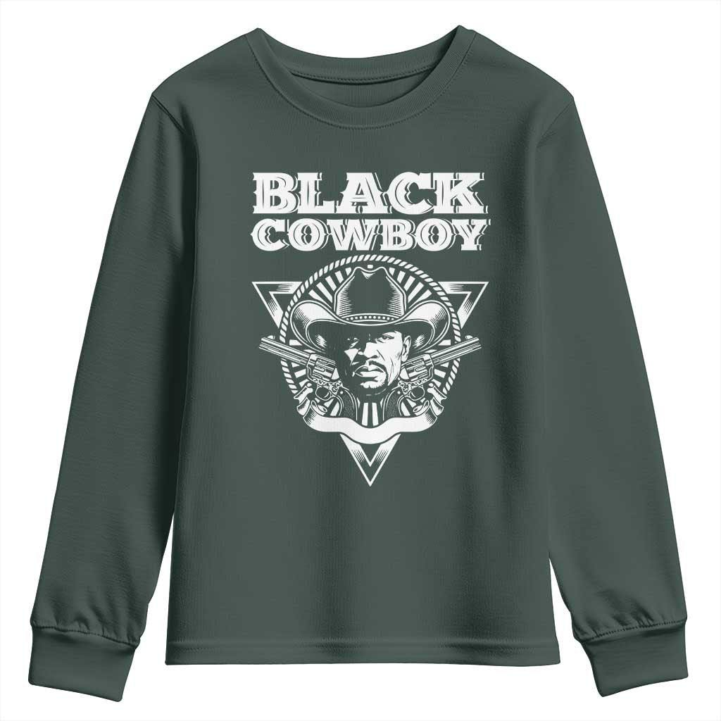 Black History African American Cowboy Youth Sweatshirt TS09