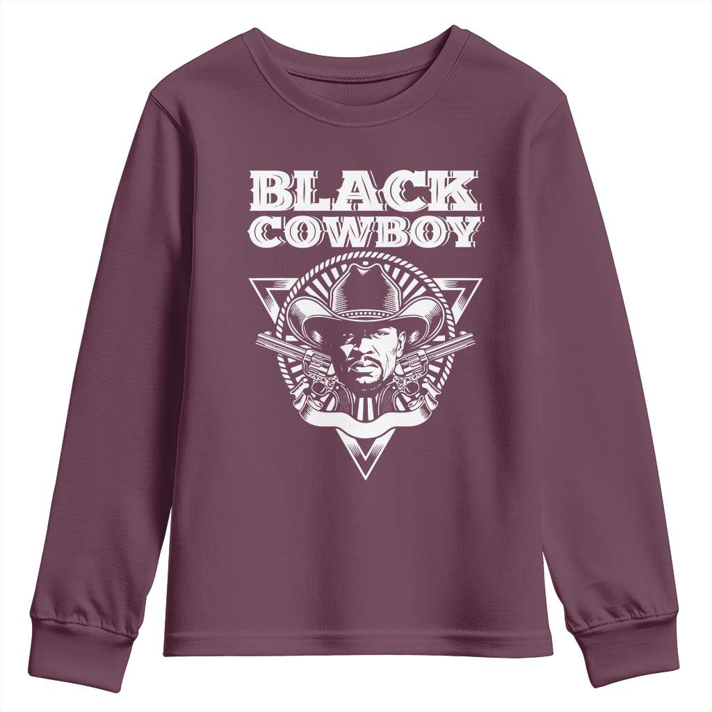 Black History African American Cowboy Youth Sweatshirt TS09