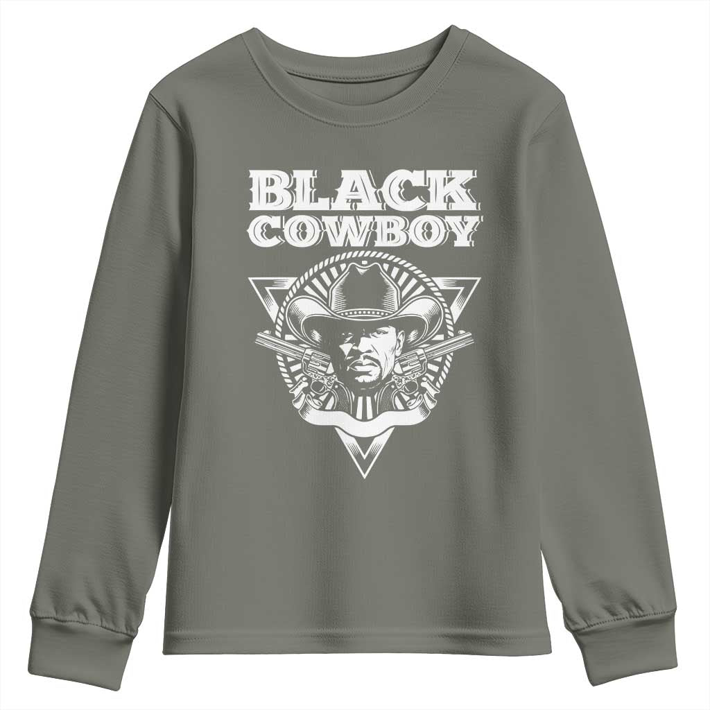 Black History African American Cowboy Youth Sweatshirt TS09