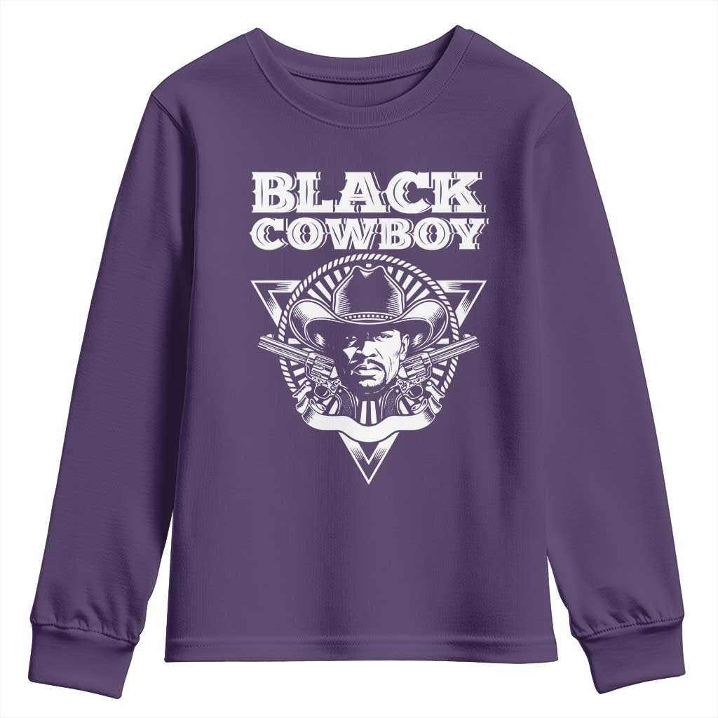 Black History African American Cowboy Youth Sweatshirt TS09