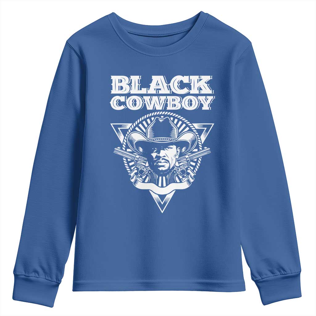 Black History African American Cowboy Youth Sweatshirt TS09