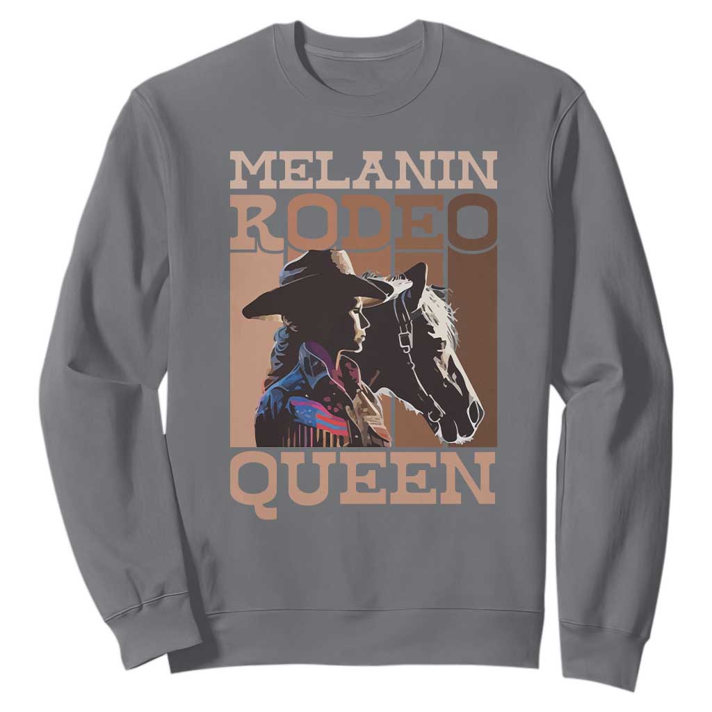 African American Cowgirl Sweatshirt Melanin Rodeo Queen TS09