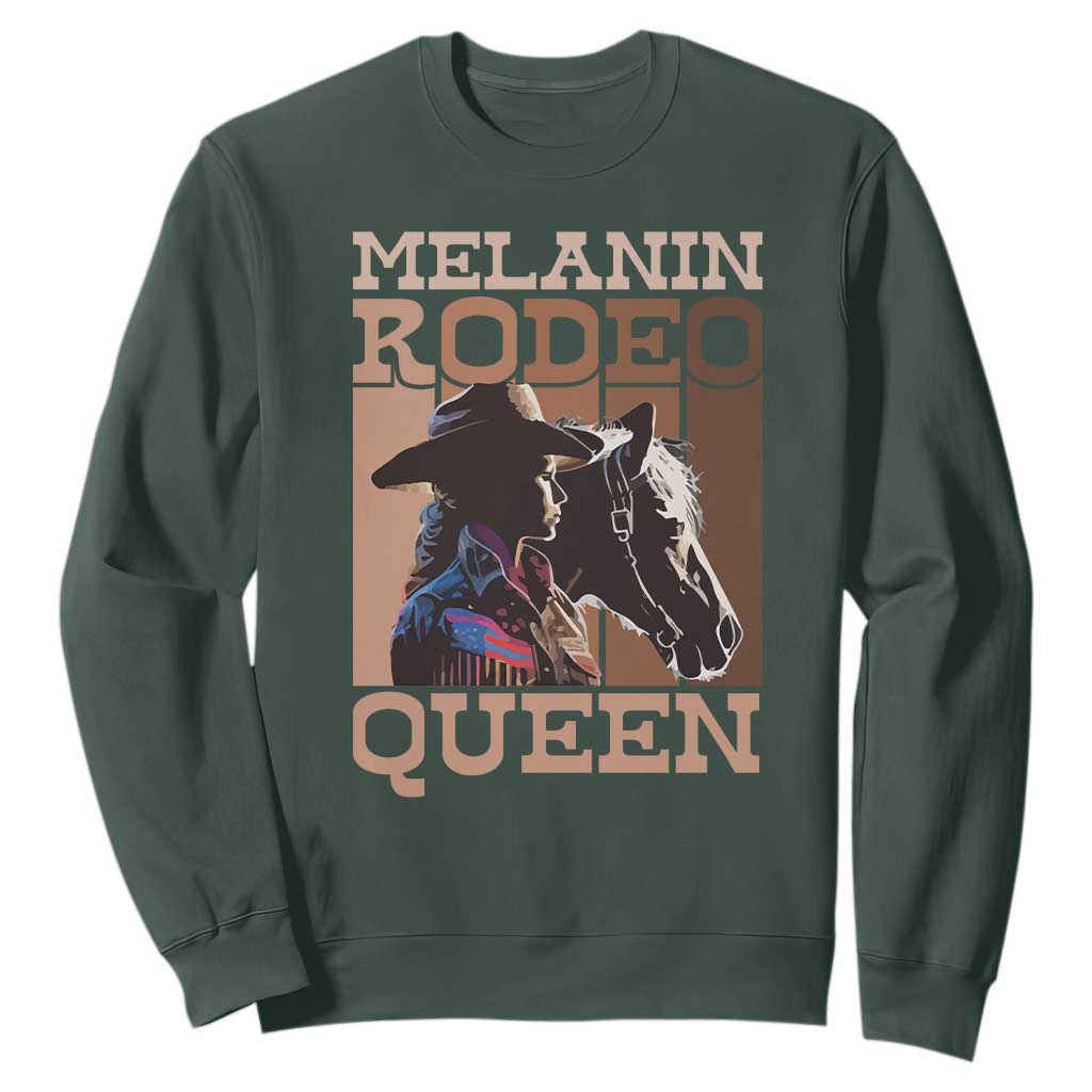 African American Cowgirl Sweatshirt Melanin Rodeo Queen TS09