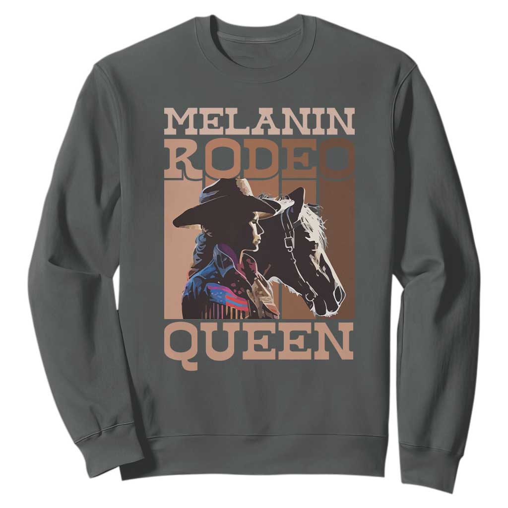 African American Cowgirl Sweatshirt Melanin Rodeo Queen TS09