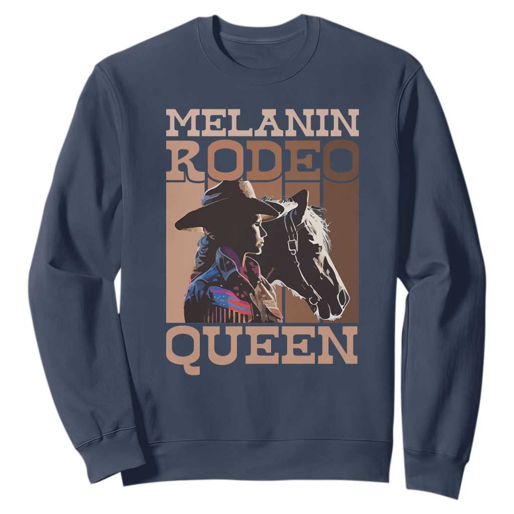 African American Cowgirl Sweatshirt Melanin Rodeo Queen TS09