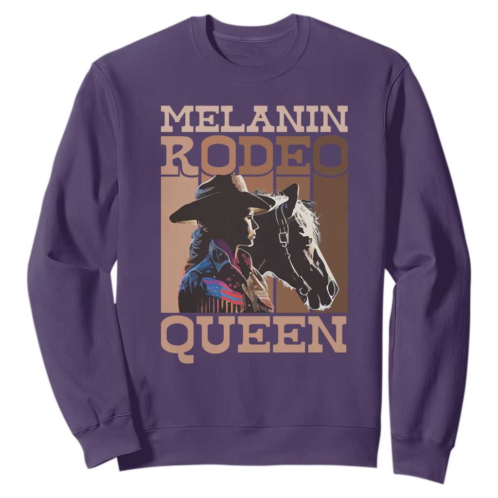 African American Cowgirl Sweatshirt Melanin Rodeo Queen TS09
