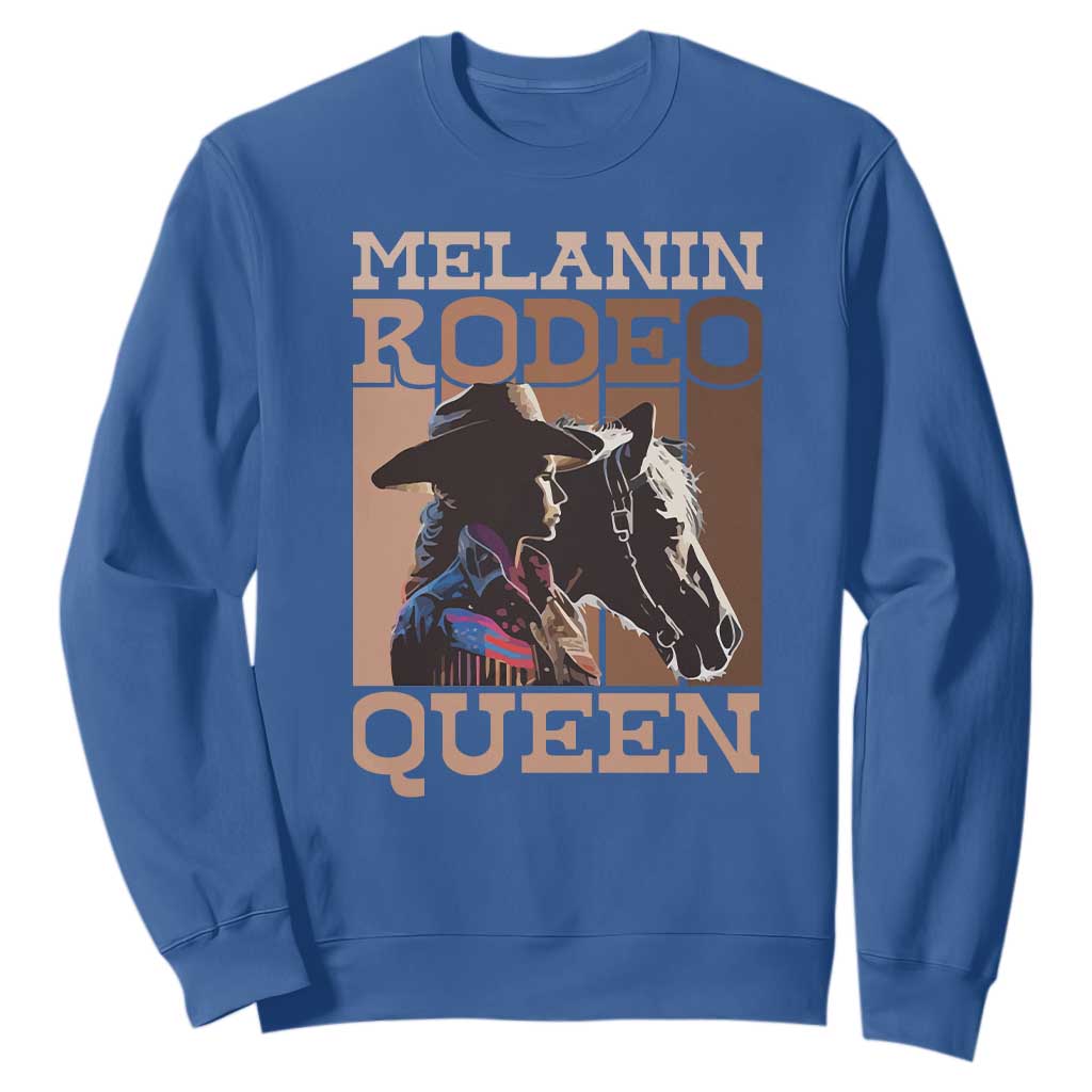 African American Cowgirl Sweatshirt Melanin Rodeo Queen TS09
