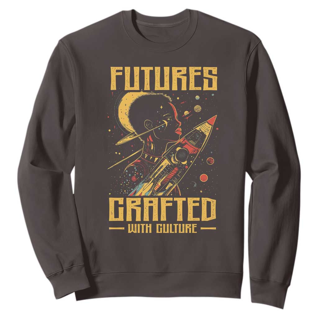 African American Afrofuturism Sweatshirt Futures Crafted With Culture TS09