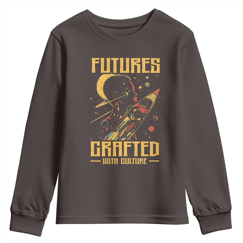 African American Afrofuturism Youth Sweatshirt Futures Crafted With Culture TS09