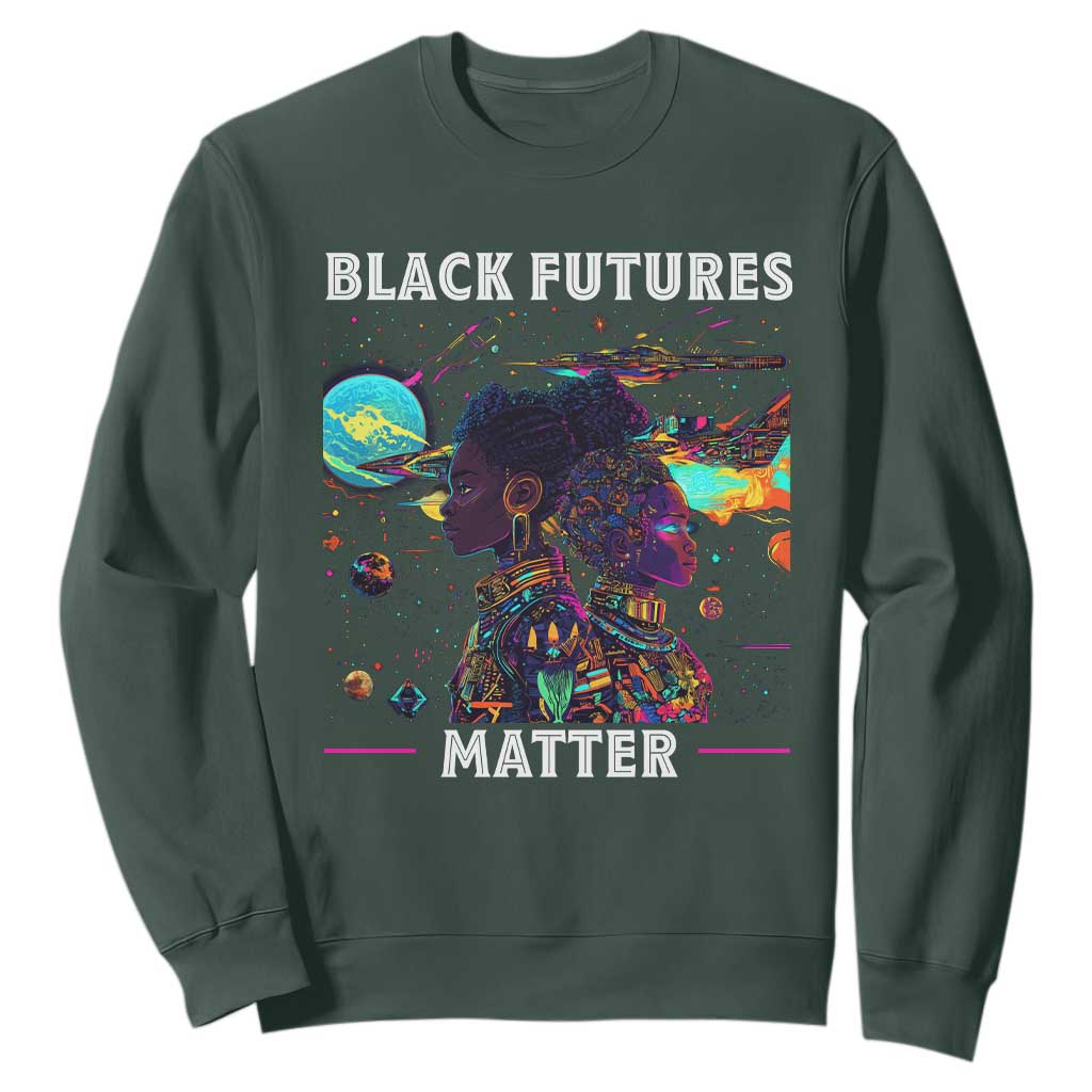 African American Afrofuturism Sweatshirt Black Futures Matter TS09