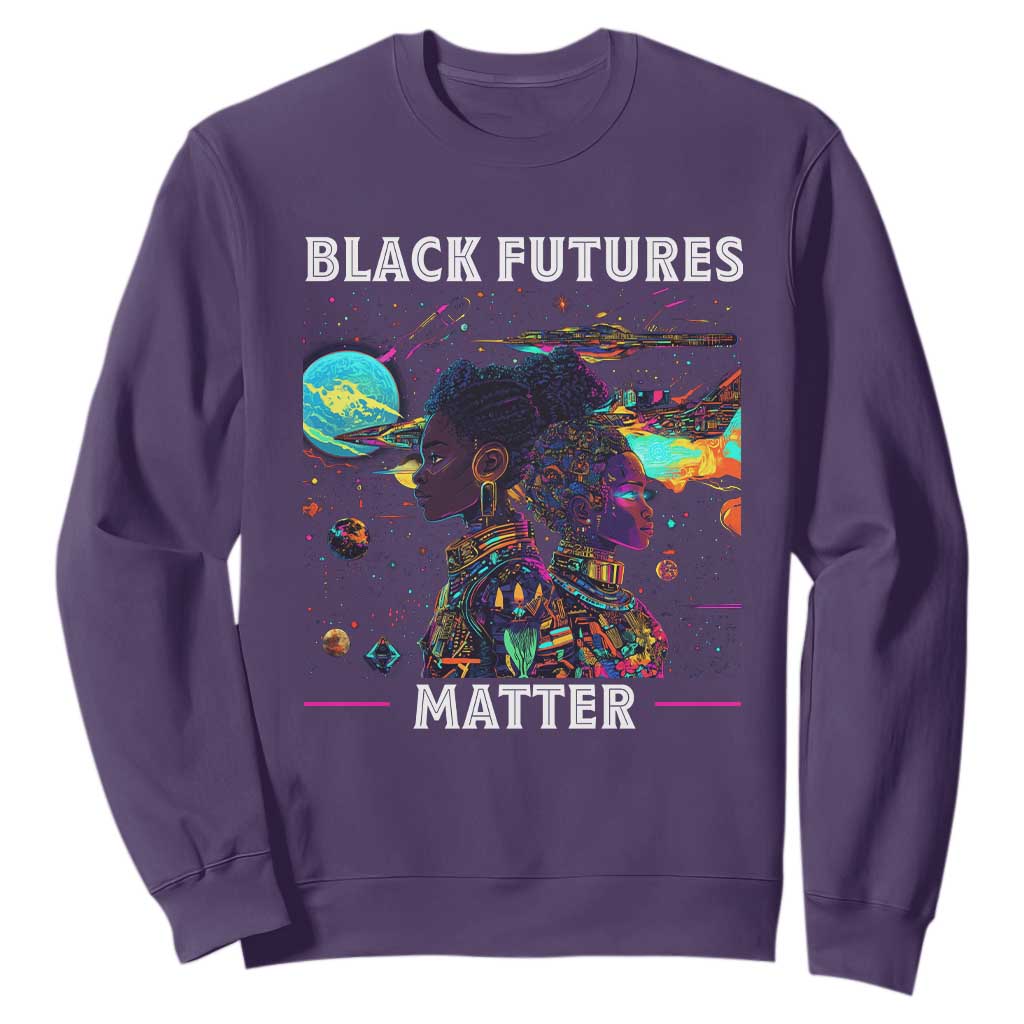 African American Afrofuturism Sweatshirt Black Futures Matter TS09