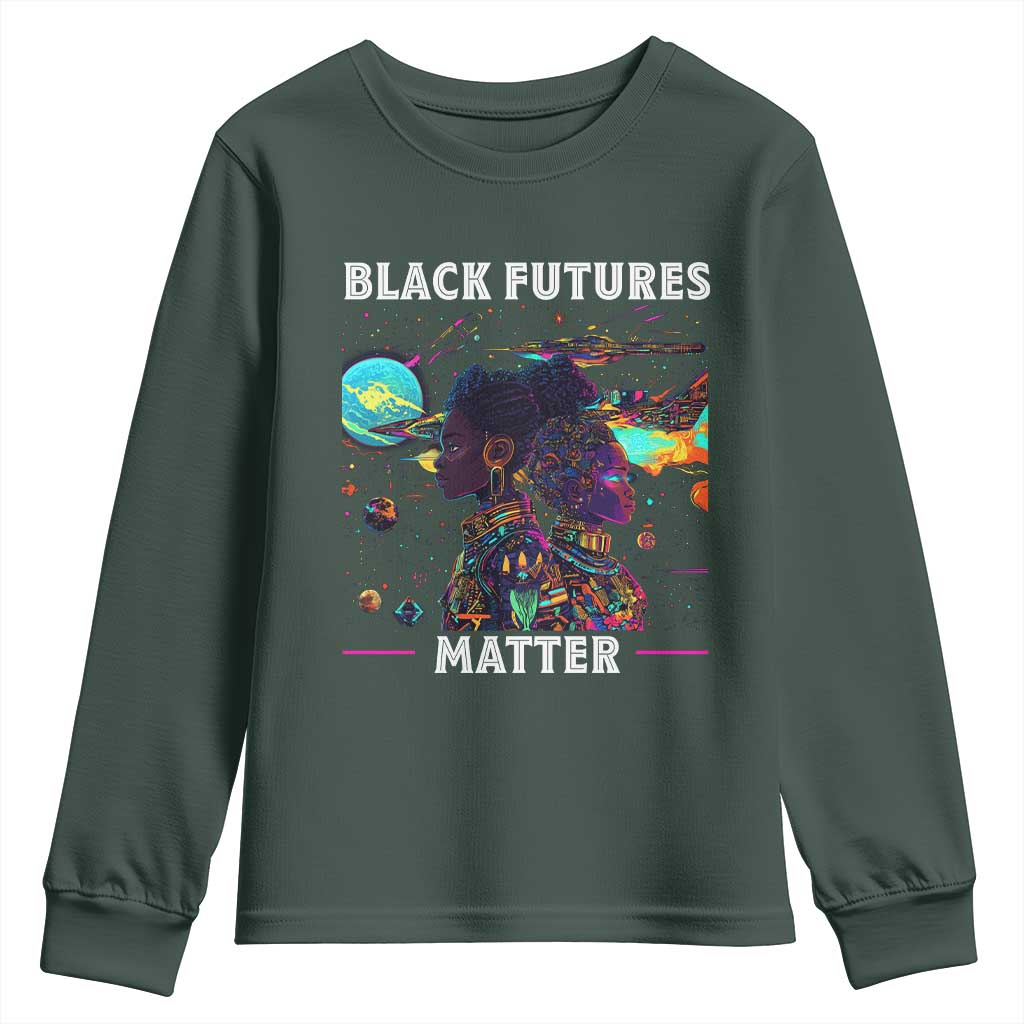 African American Afrofuturism Youth Sweatshirt Black Futures Matter TS09