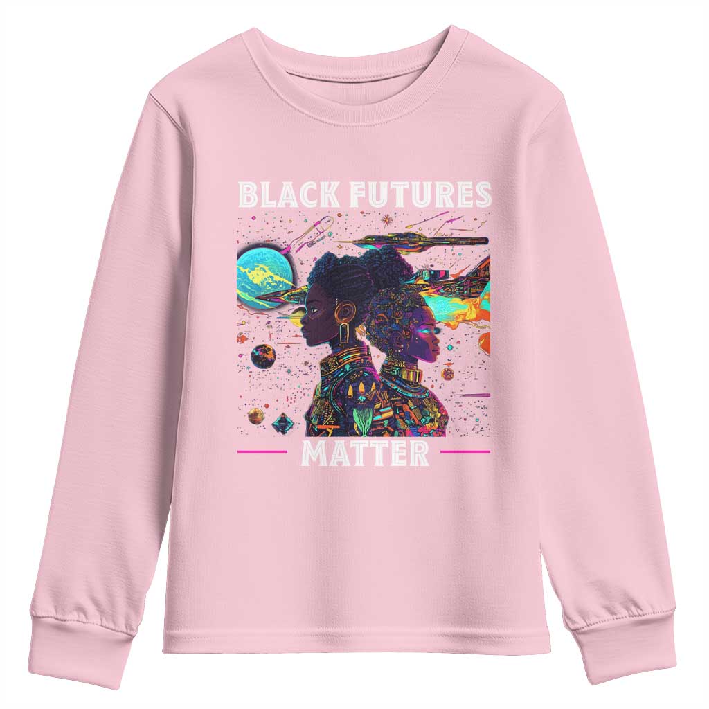 African American Afrofuturism Youth Sweatshirt Black Futures Matter TS09