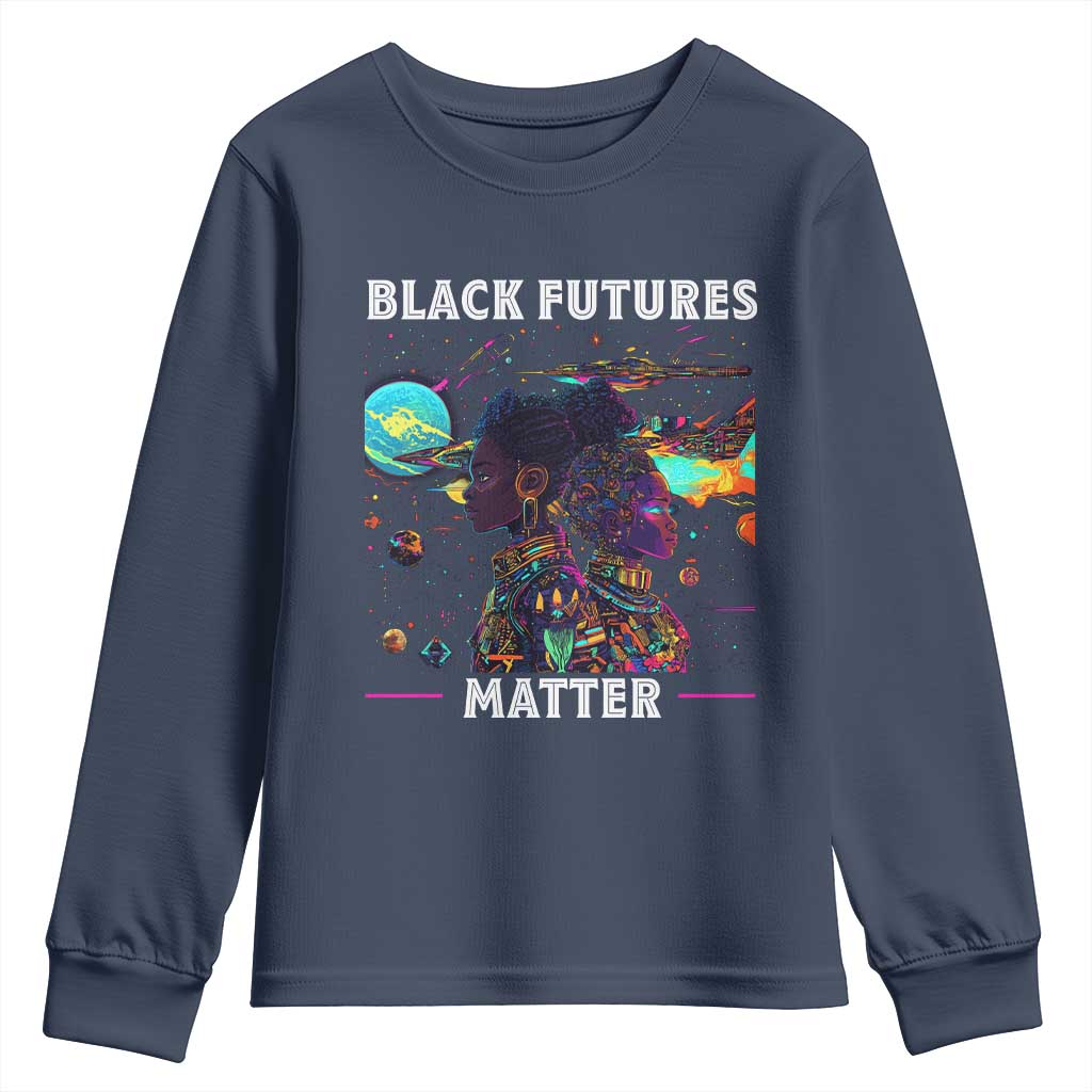 African American Afrofuturism Youth Sweatshirt Black Futures Matter TS09