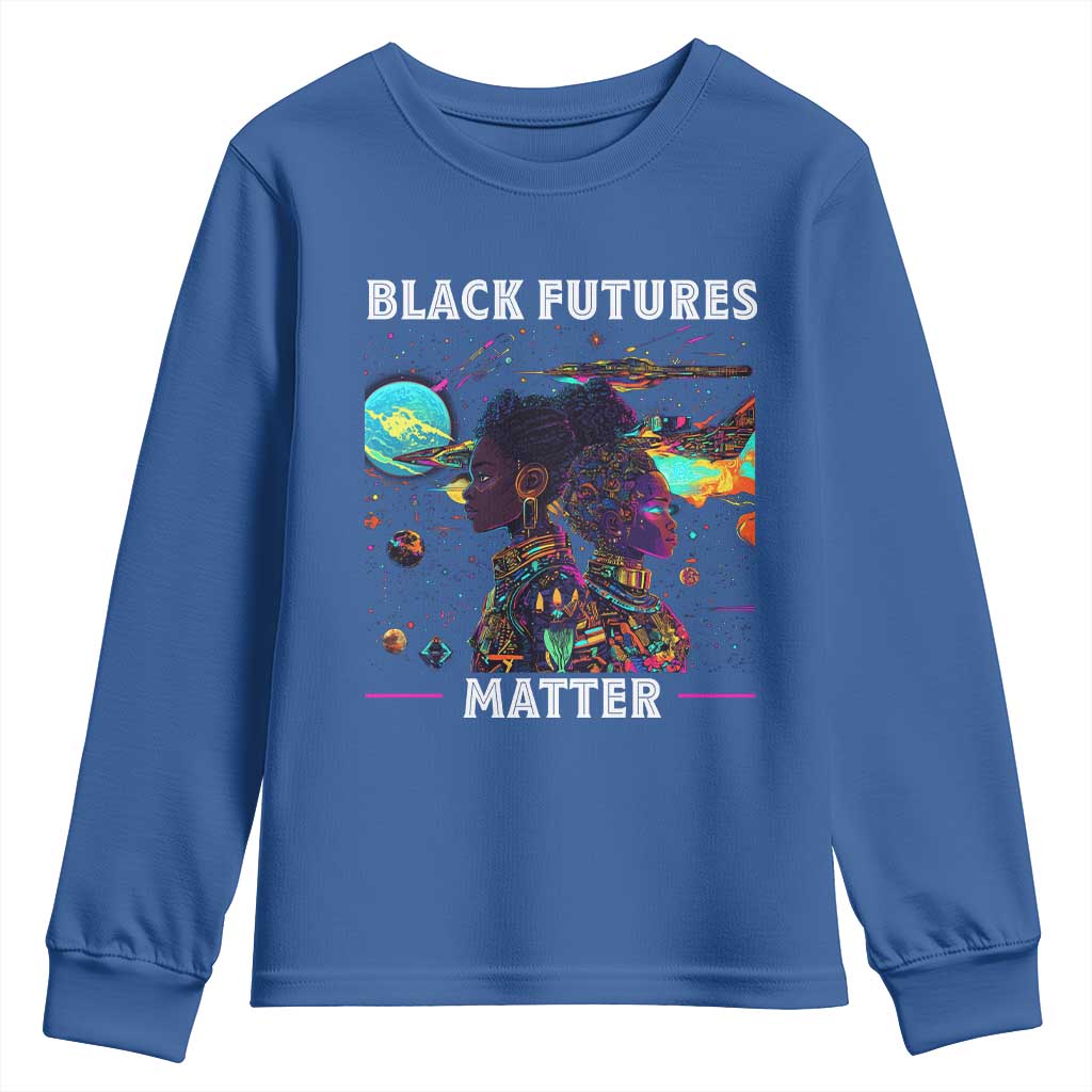 African American Afrofuturism Youth Sweatshirt Black Futures Matter TS09