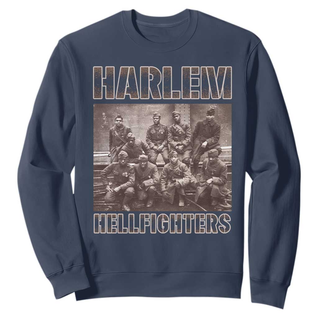 Harlem Hellfighters Sweatshirt The 369th Infantry Regiment Black History Military Soldiers TS09