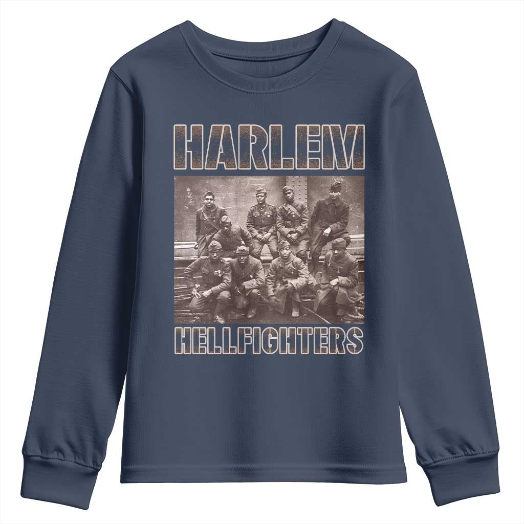 Harlem Hellfighters Youth Sweatshirt The 369th Infantry Regiment Black History Military Soldiers TS09