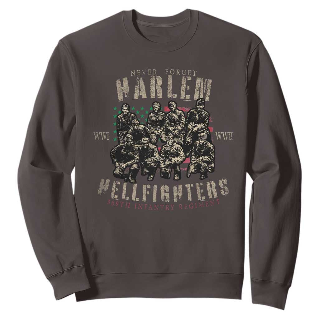 Harlem Hellfighters Sweatshirt American Military Soldiers Black History TS09