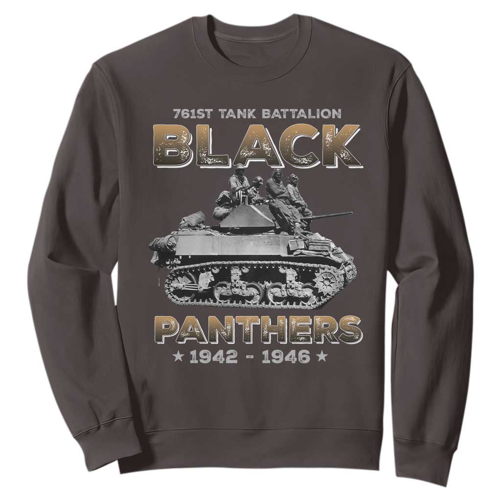 761st Tank Battalion Tribute Sweatshirt Black Panther Party History TS09