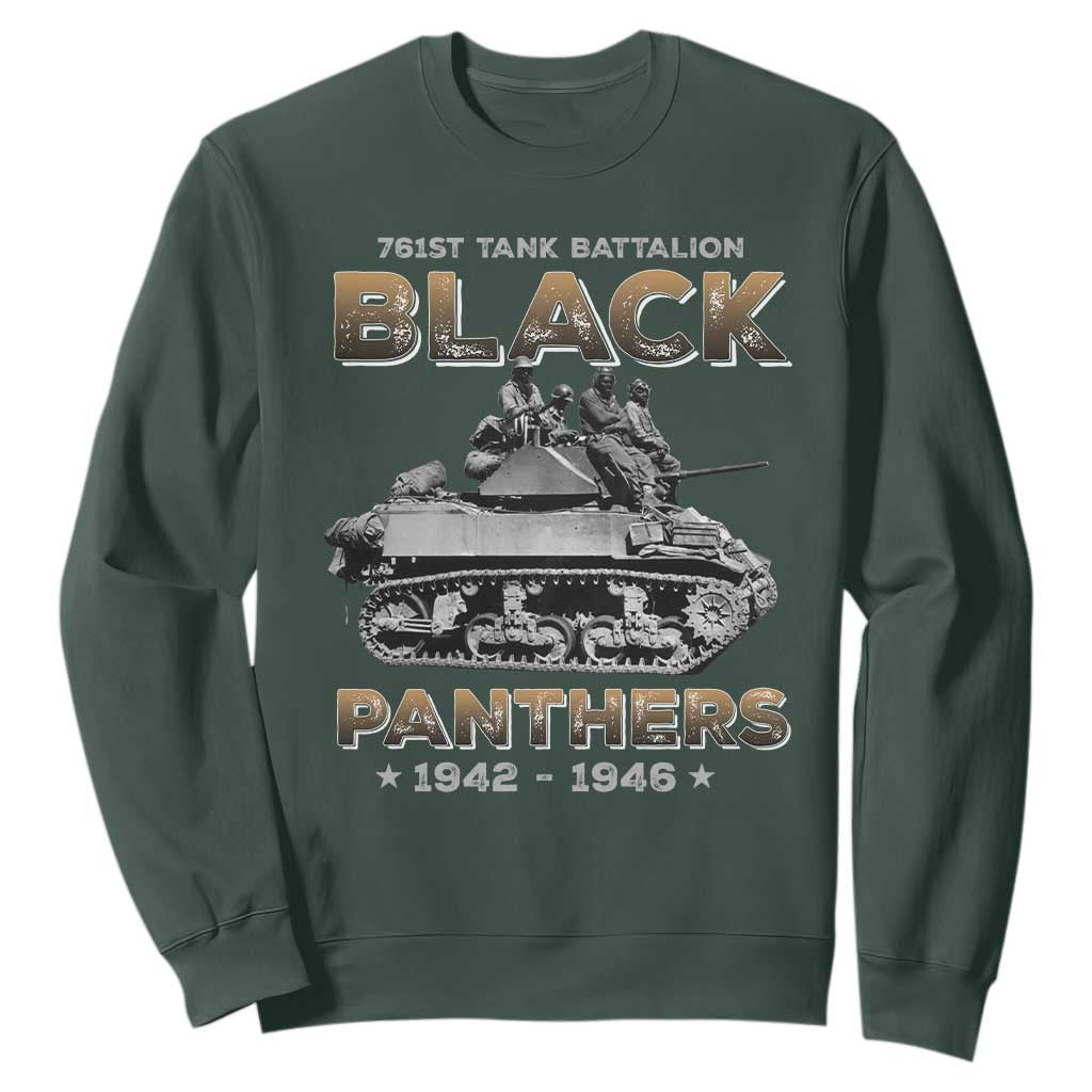 761st Tank Battalion Tribute Sweatshirt Black Panther Party History TS09