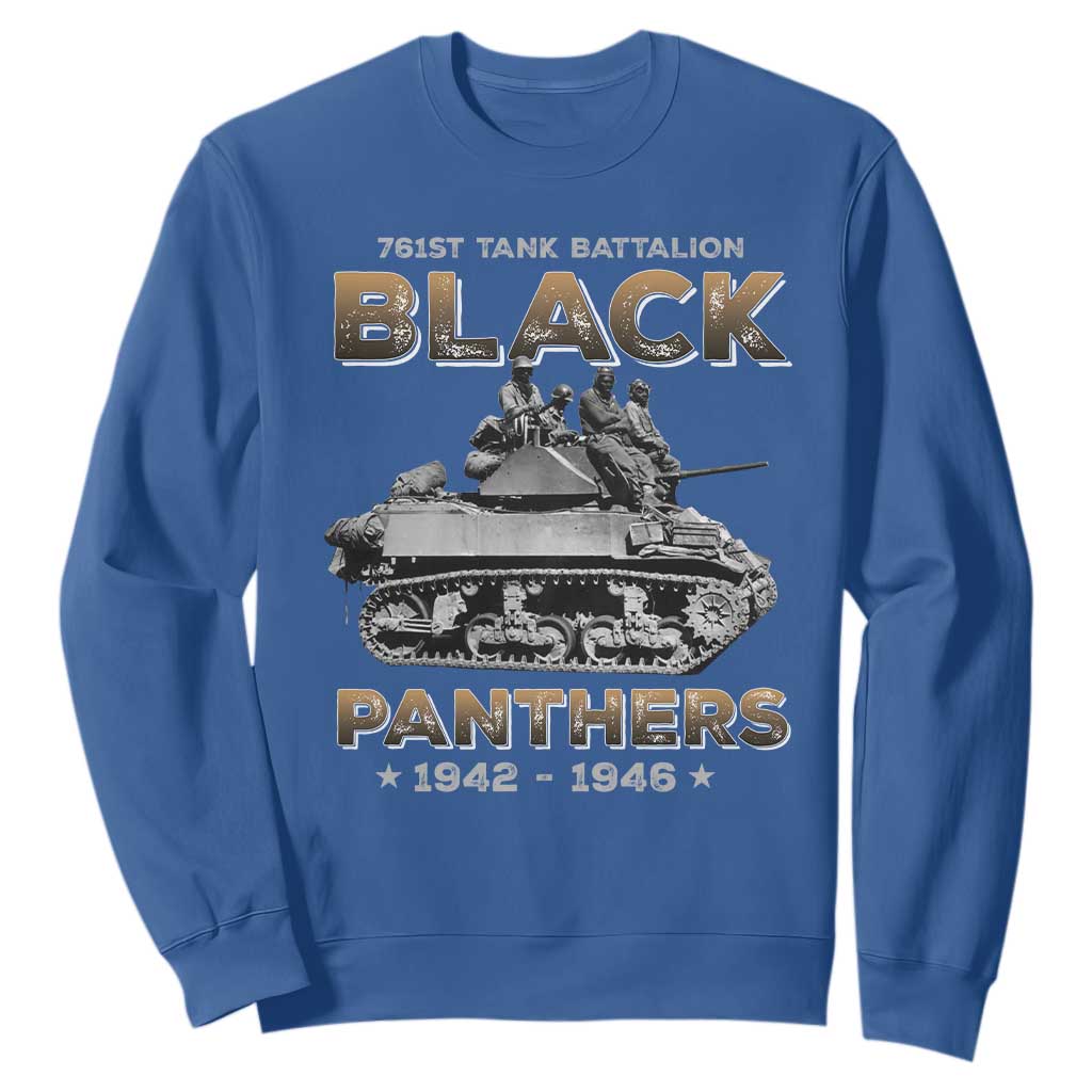 761st Tank Battalion Tribute Sweatshirt Black Panther Party History TS09