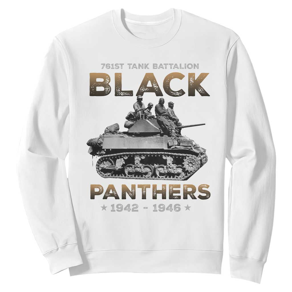 761st Tank Battalion Tribute Sweatshirt Black Panther Party History TS09