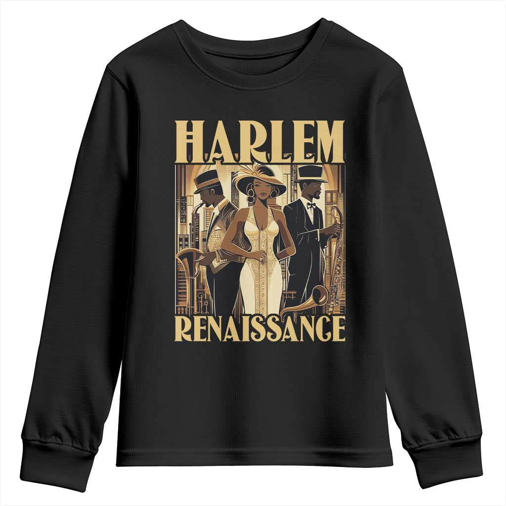 Harlem Renaissance Youth Sweatshirt 1920s Art Black History Month TS09