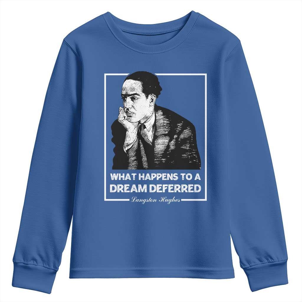 Langston Hughes Youth Sweatshirt A Dream Deferred Harlem Renaissance TS09
