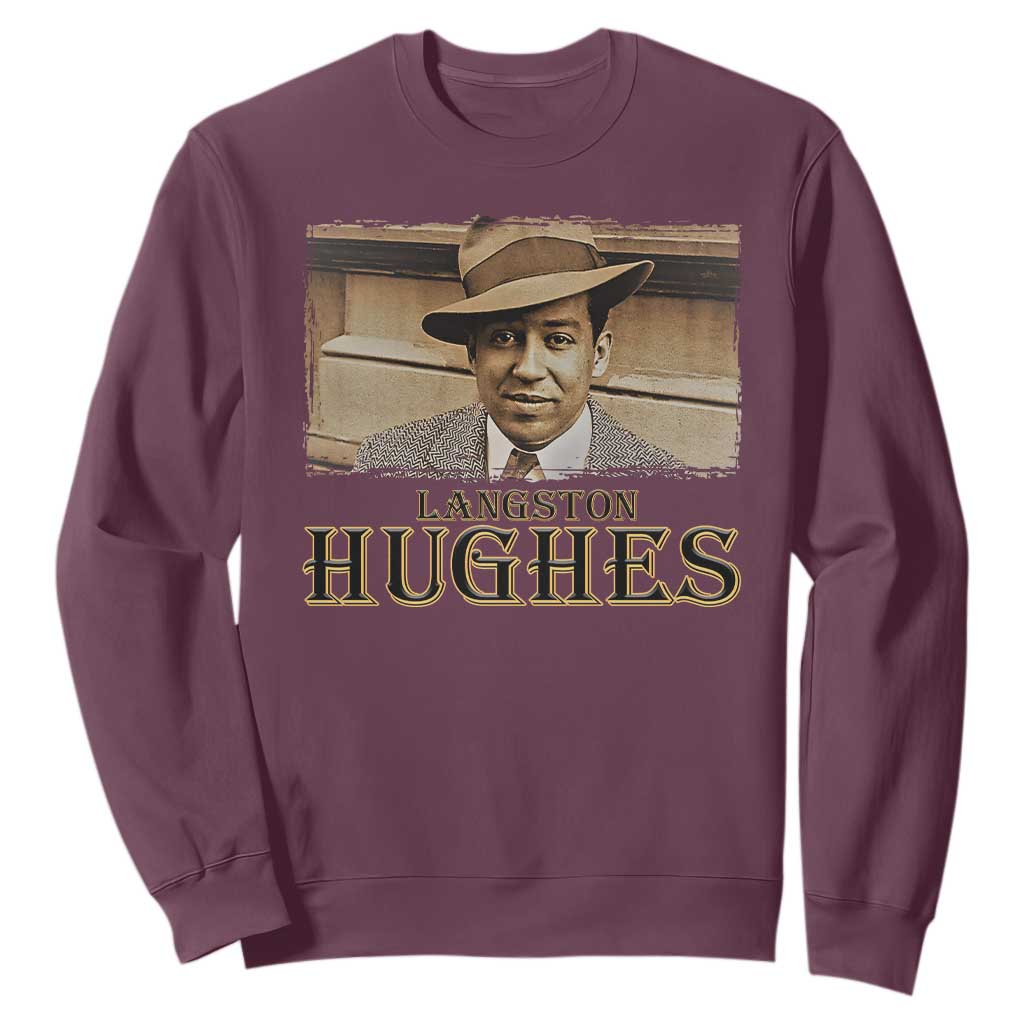 Langston Hughes Sweatshirt Harlem Renaissance Black History TS09