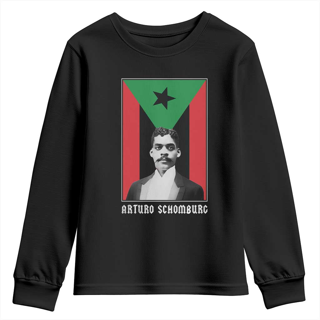 Arturo Schomburg Youth Sweatshirt Puerto Rican Harlem Renaissance TS09