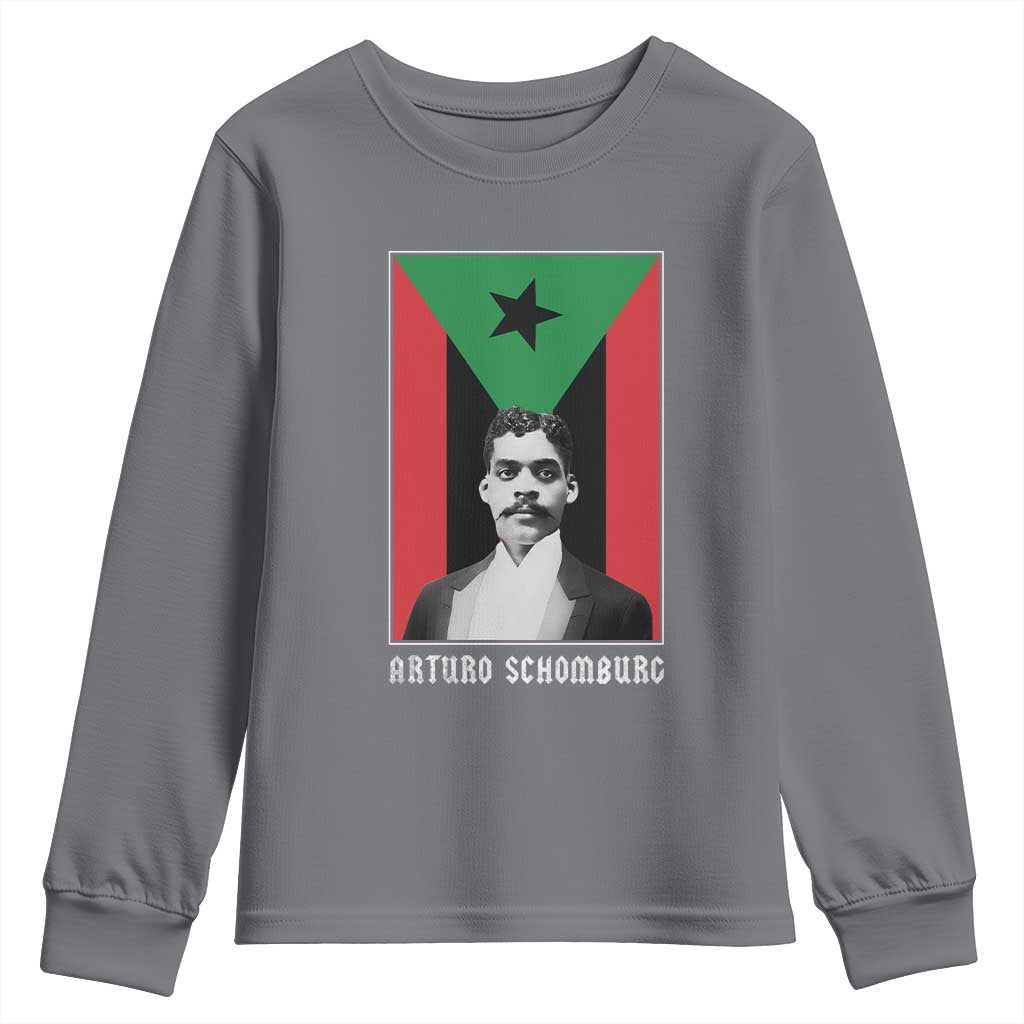 Arturo Schomburg Youth Sweatshirt Puerto Rican Harlem Renaissance TS09