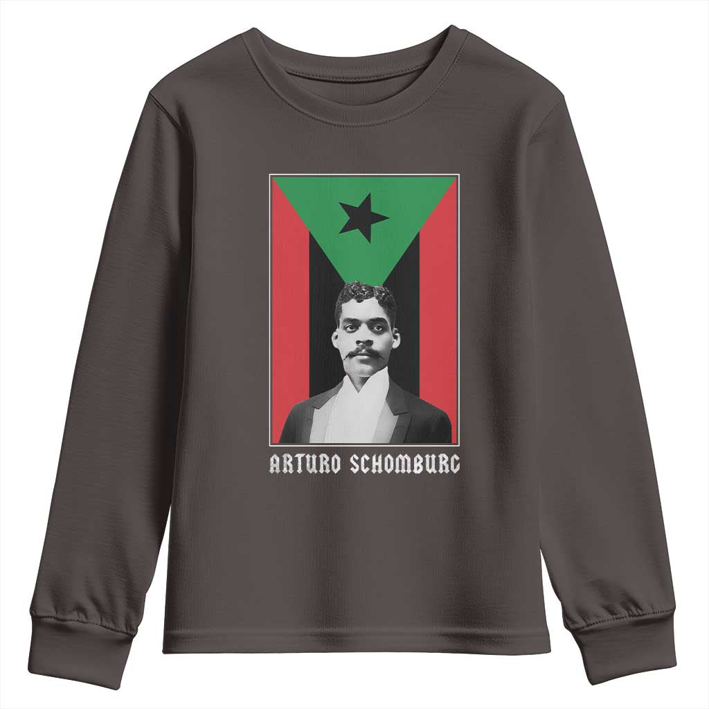 Arturo Schomburg Youth Sweatshirt Puerto Rican Harlem Renaissance TS09