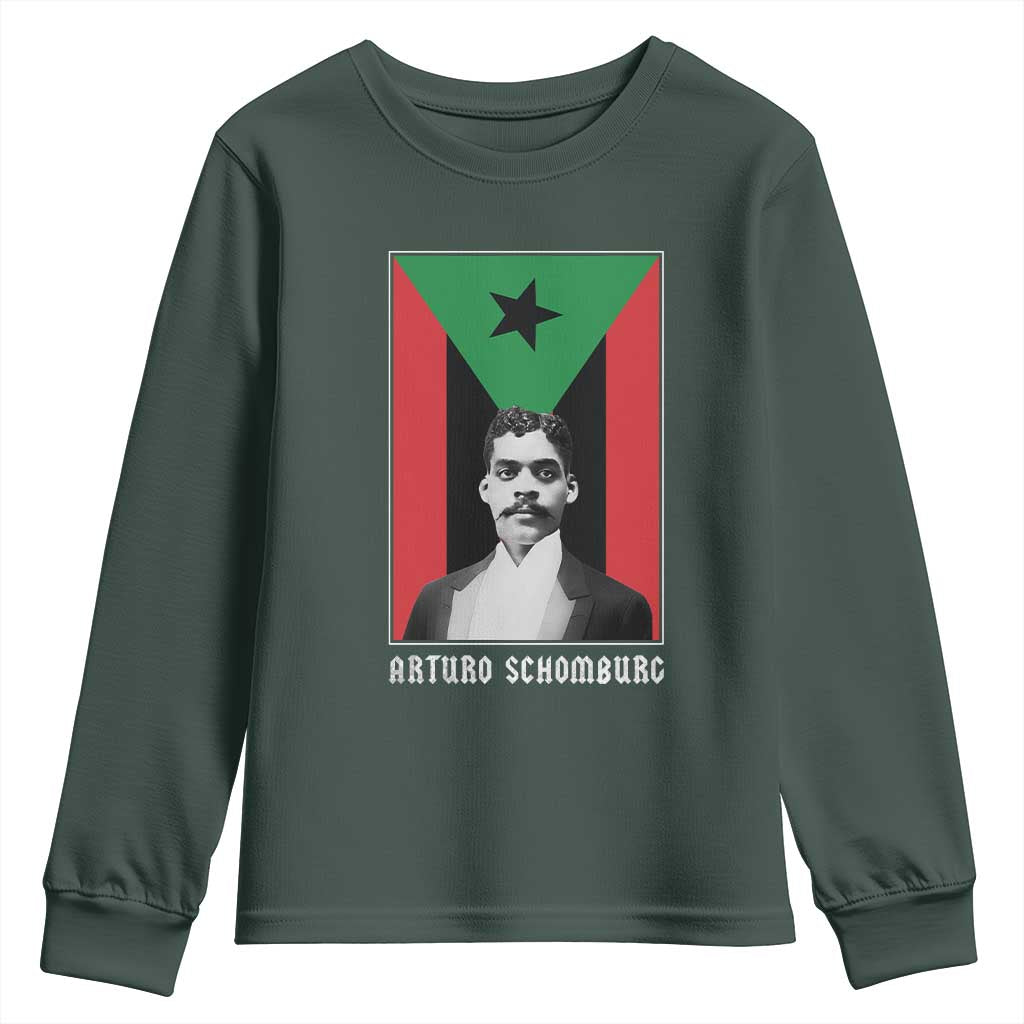 Arturo Schomburg Youth Sweatshirt Puerto Rican Harlem Renaissance TS09