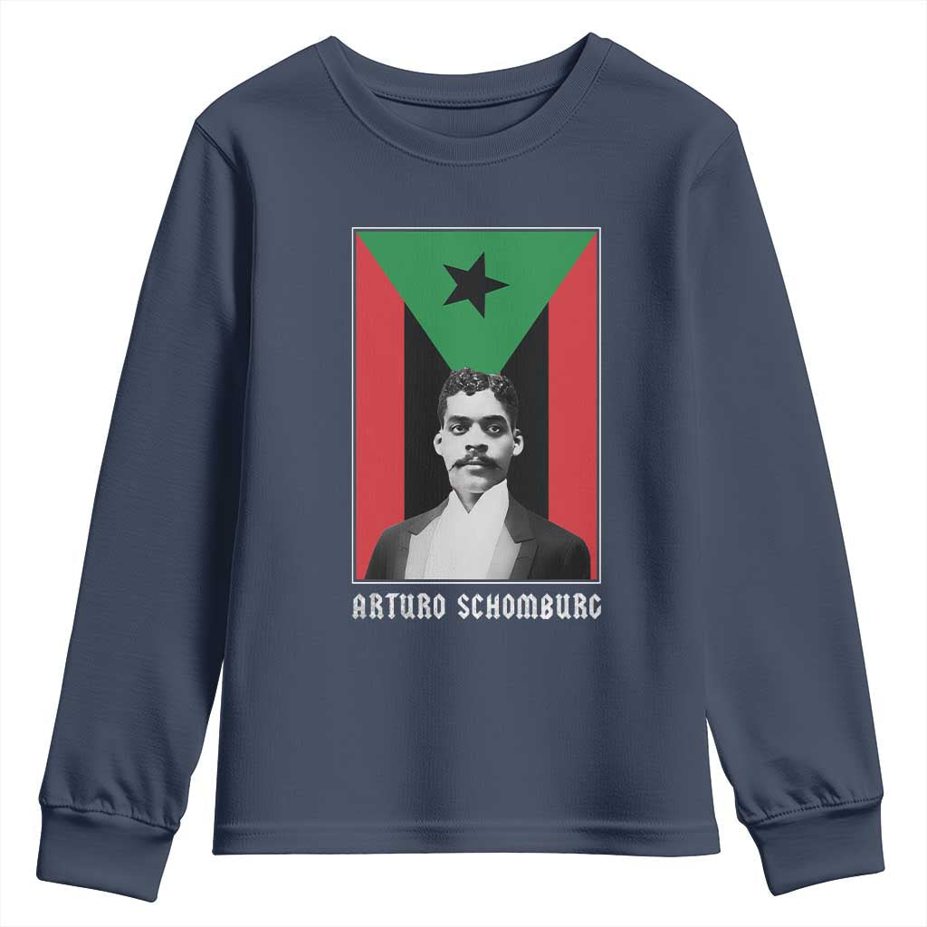 Arturo Schomburg Youth Sweatshirt Puerto Rican Harlem Renaissance TS09