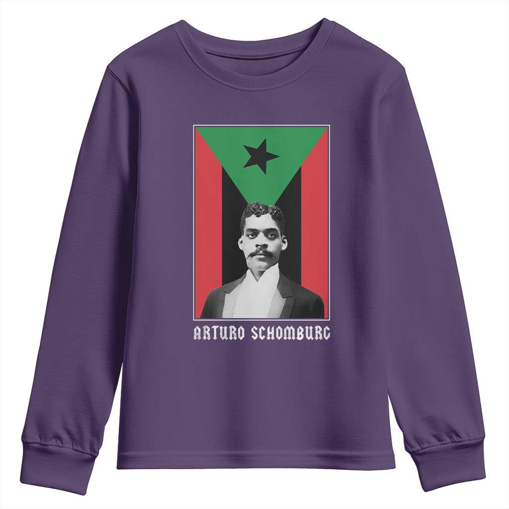 Arturo Schomburg Youth Sweatshirt Puerto Rican Harlem Renaissance TS09