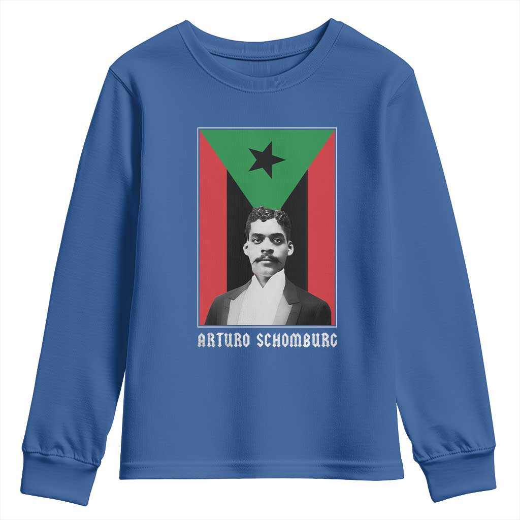 Arturo Schomburg Youth Sweatshirt Puerto Rican Harlem Renaissance TS09
