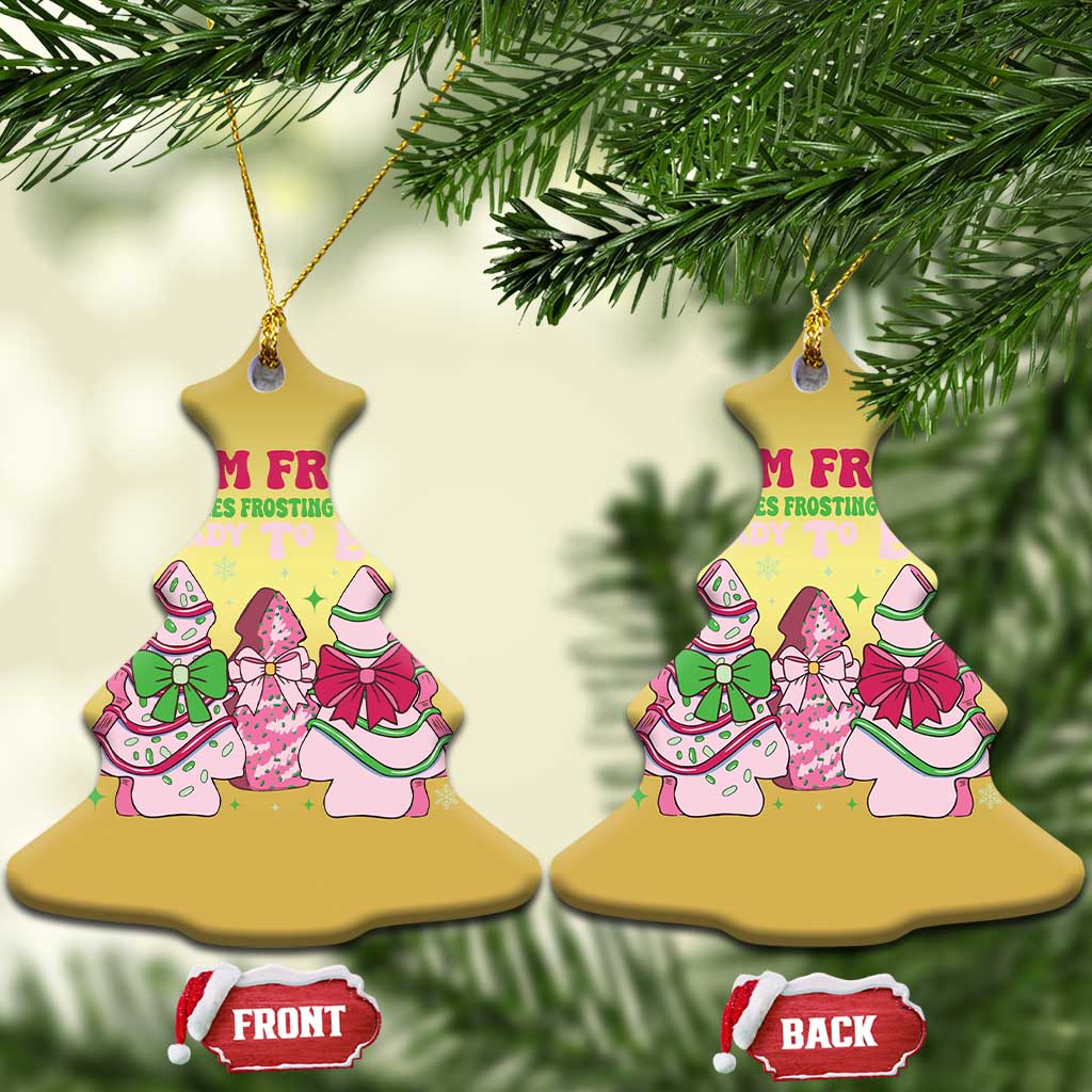 Farm Fresh Christmas Tree Cakes Coquette Christmas Ornament TS09