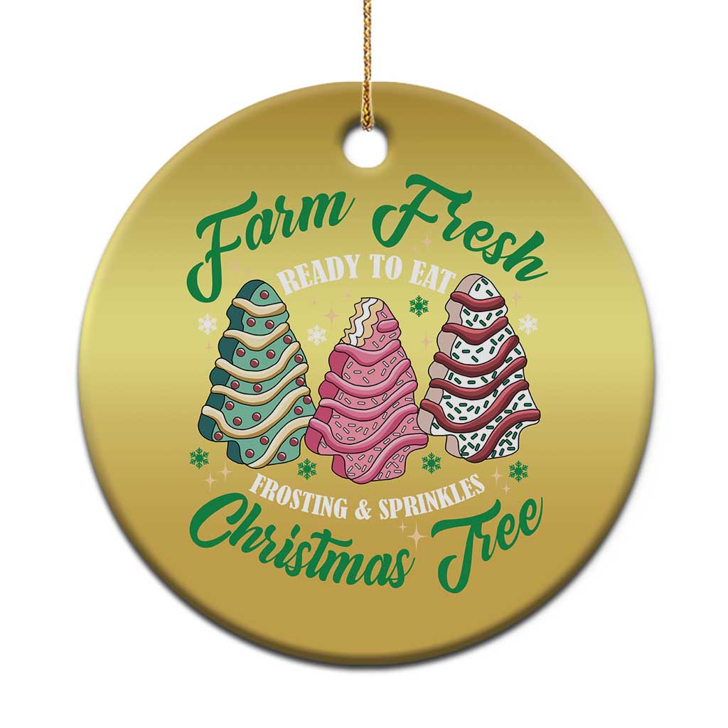 Farm Fresh Christmas Tree Cakes Christmas Ornament TS09