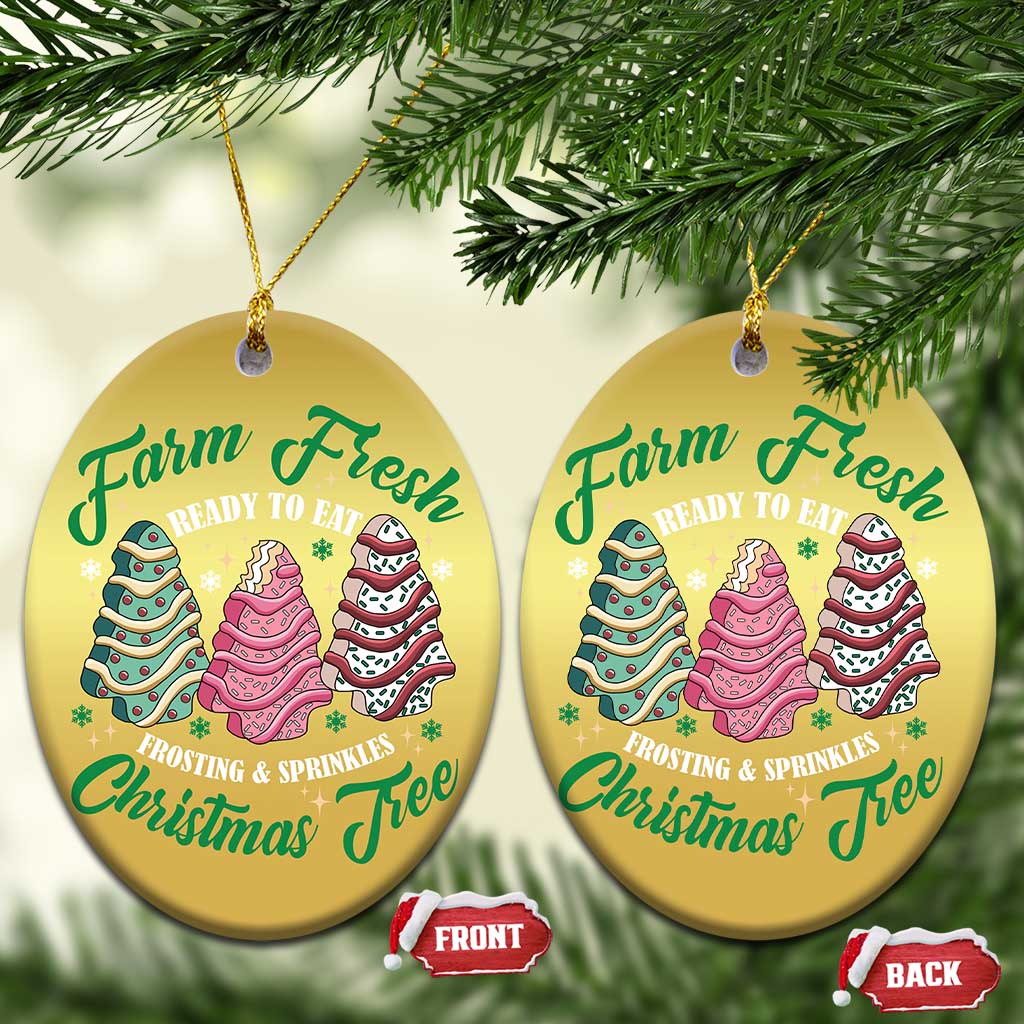Farm Fresh Christmas Tree Cakes Christmas Ornament TS09