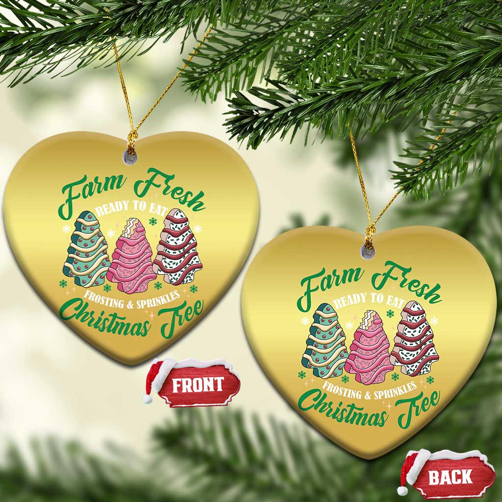Farm Fresh Christmas Tree Cakes Christmas Ornament TS09