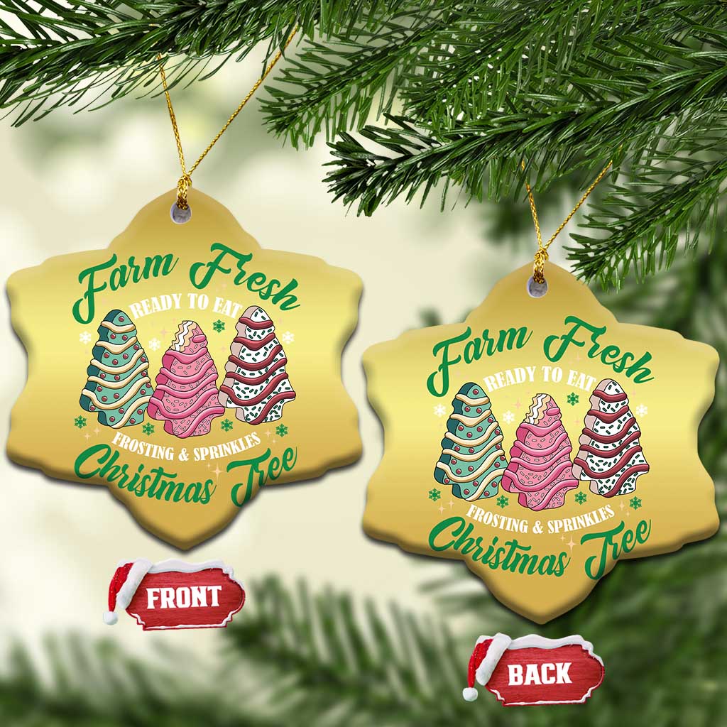 Farm Fresh Christmas Tree Cakes Christmas Ornament TS09
