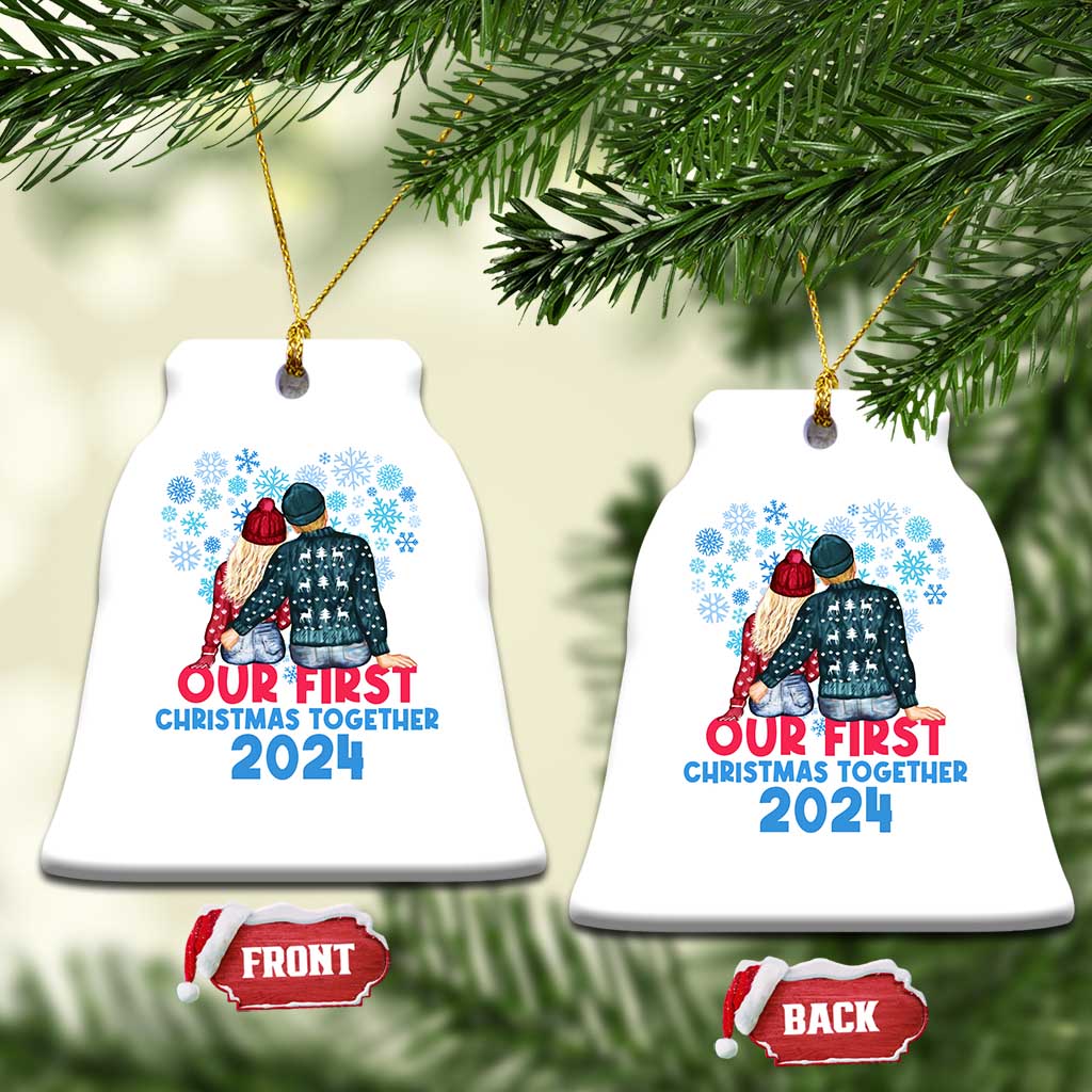 Our First Christmas Together 2024 Christmas Ornament TS09